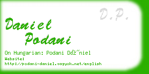 daniel podani business card